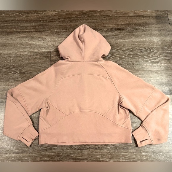 SOLD Lululemon Scuba Oversized Half-Zip Hoodie in Pink Clay Size XS/S - Picture 6 of 7